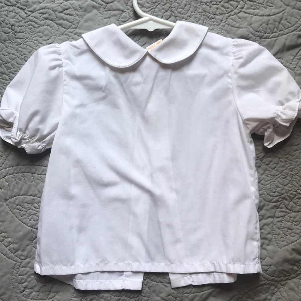 Rosalina White Peter Pan blouse 2T
